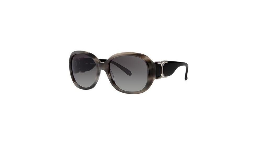 Chloe CL2240 Sunglasses - Frame Grey Horn, Lens Color Gradient Grey CL224002
