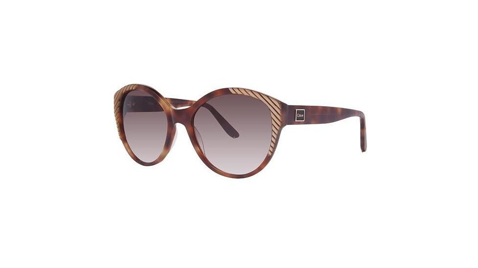Chloe CL2247 Sunglasses - Frame Tortoise, Lens Color Gradient Brown CL224702