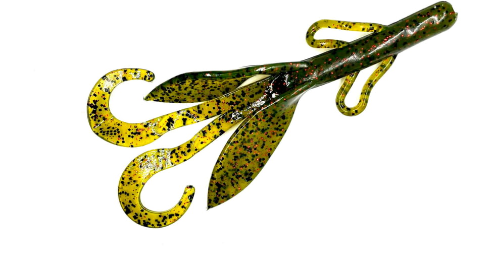 Chompers Boss Hawg Creature Bait, 1, 6in, Watermelon/Red Flake, BH608-8