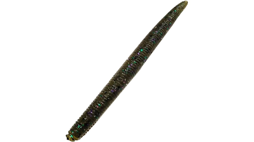 Chompers Finess Rig Worm, 1, 4in, Green Pumpkin Candy, FRW415-60