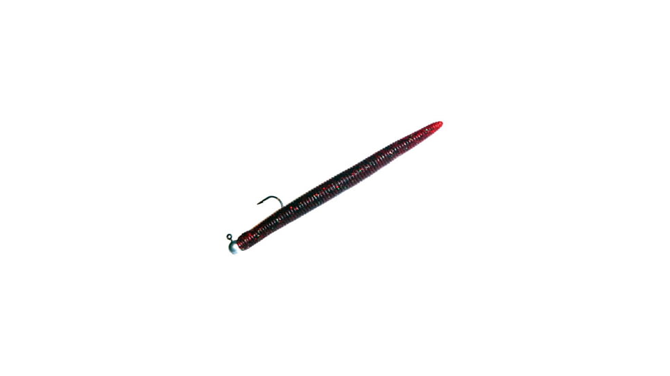 Chompers Finess Rig Worm, 1, 4in, Plum Apple, FRW415-44