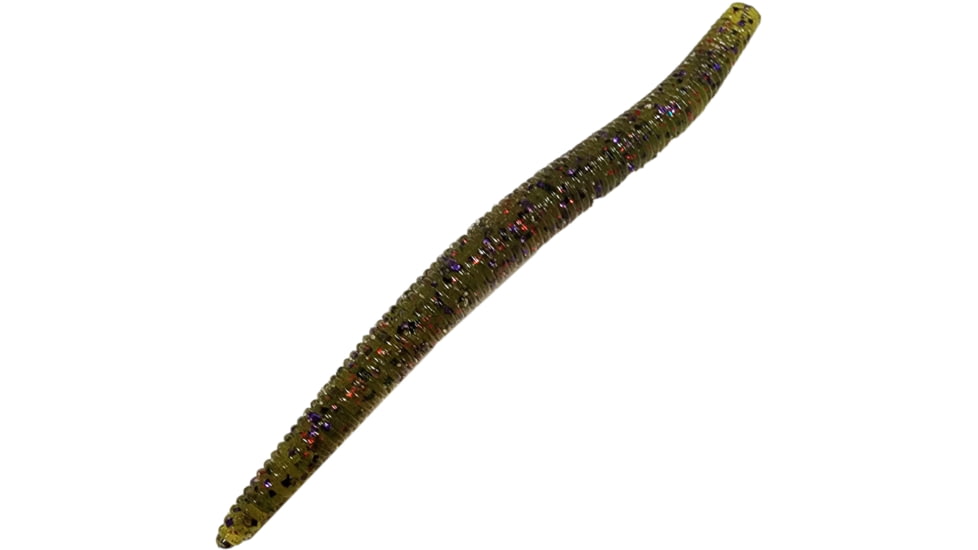 Chompers Finess Rig Worm, 1, 4in, Watermelon Red/Purple Flake, FRW415-29