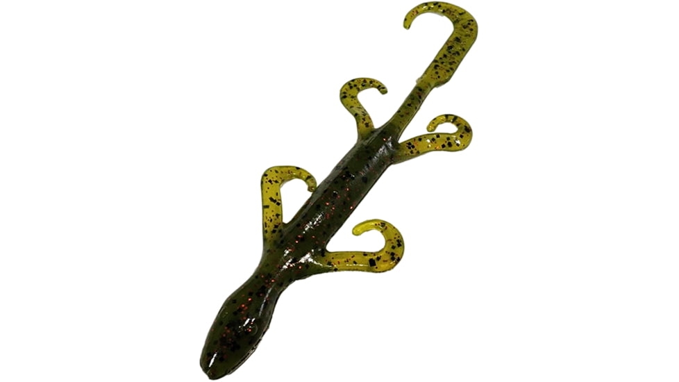 Chompers Lizard Creature Bait, 1, 6in, Watermelon/Red Flake, L6S9-8