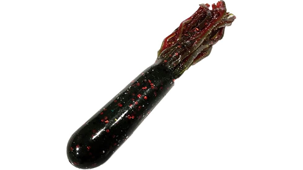 Chompers Ultra Pro Tube, 1, 4in, Watermelon/Red Flake/Purple Tail, PTB4N8-113