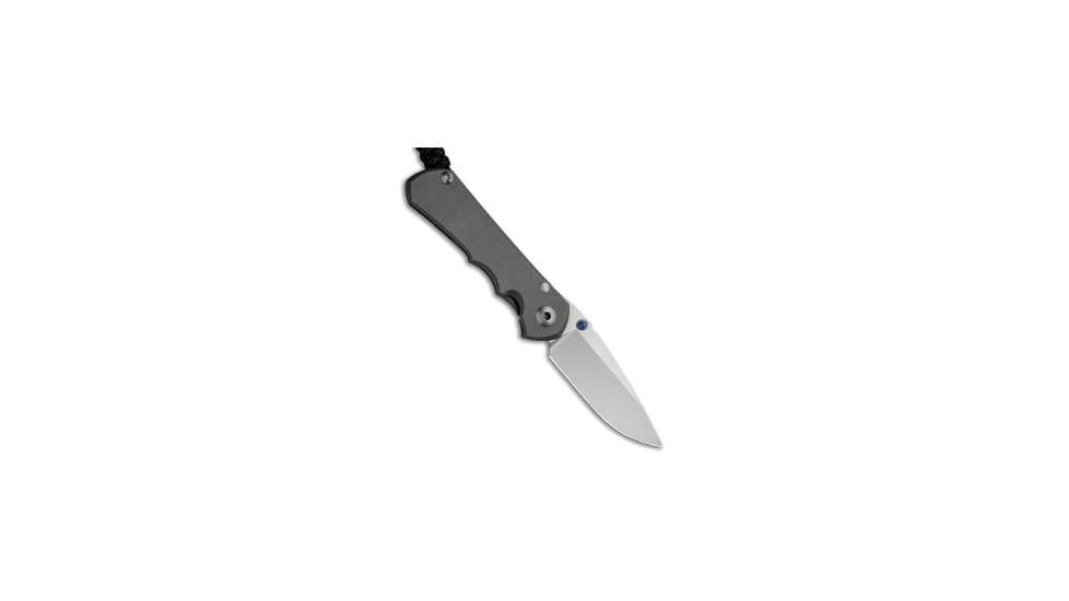 Chris Reeve Knives Left-Hand Small Inkosi Folding Knife, 2.75in, CPM MagnaCut, Drop Point Blade, Titanium, Gray Handle, Gray/Gray, 6.50 inch, BHQ-36926