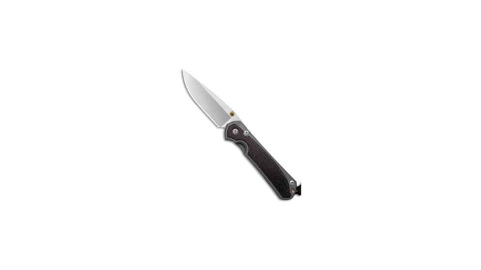 Chris Reeve Knives Chris Reeve Small Sebenza 31 Knife Bog Oak 2.94" Stonewash, Gray/Wood, CPM S45VN, adult, BHQ-98988