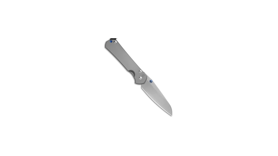Chris Reeve Knives Chris Reeve Small Sebenza 31 Plain Glass Blasted Insingo LH 3.00" SW, Gray, CPM S45VN, adult, BHQ-145993