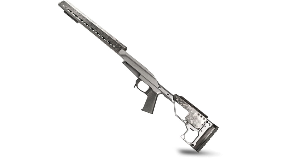 Christensen Arms Modern Precision Rifle Chassis, 17 in, Remington 700, Short Action, Tungsten Cerakote, 810-00001-22