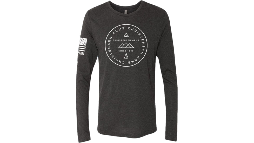Christensen Arms Mountains Long Sleeve Shirt - Men's, Small, Charcoal Black, 720-00092-00