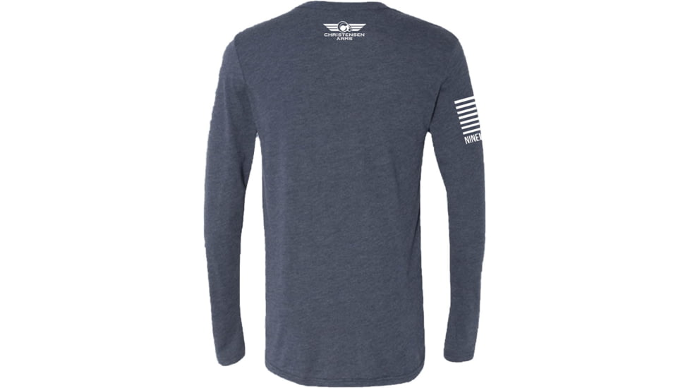 Christensen Arms Mountains Long Sleeve Shirt - Men's, Small, Heather Navy, 720-00093-00