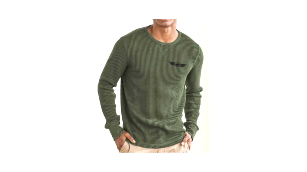 Christensen Arms Ram Logo LS Thermal - Mens, Olive, XL, 730-CA078-60-00-200-05