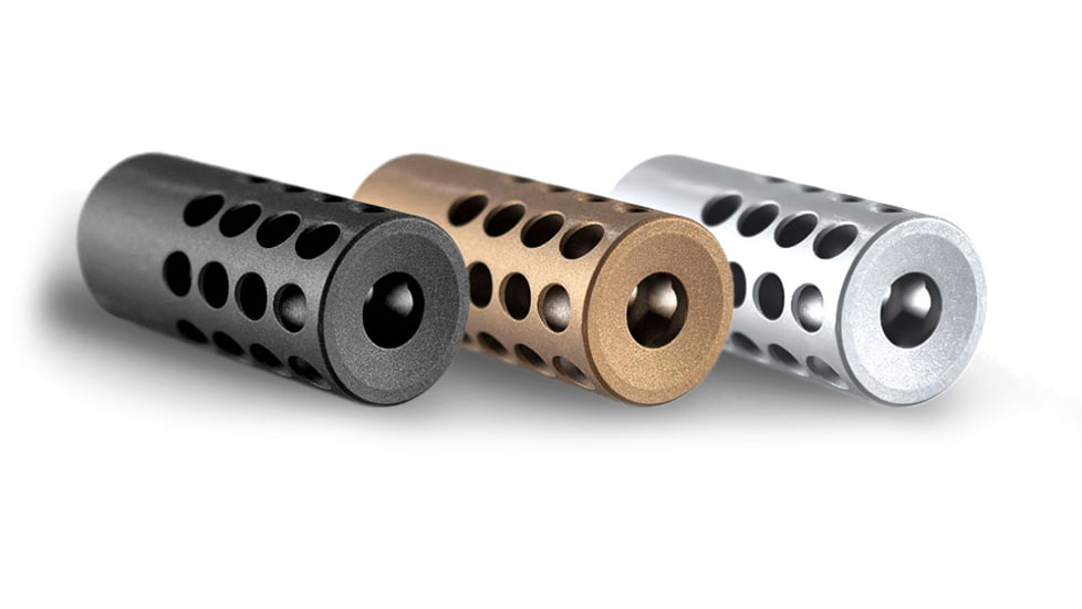 Christensen Arms Stainless Radial Brake, .338 Caliber, Tungsten, Medium, 3/4-28, 810-00013-04