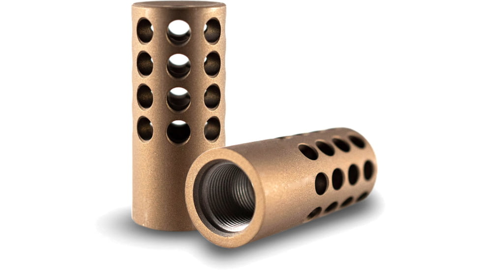 Christensen Arms Stainless Radial Brake, .338 Caliber, Tungsten, Medium, 3/4-28, 810-00013-04