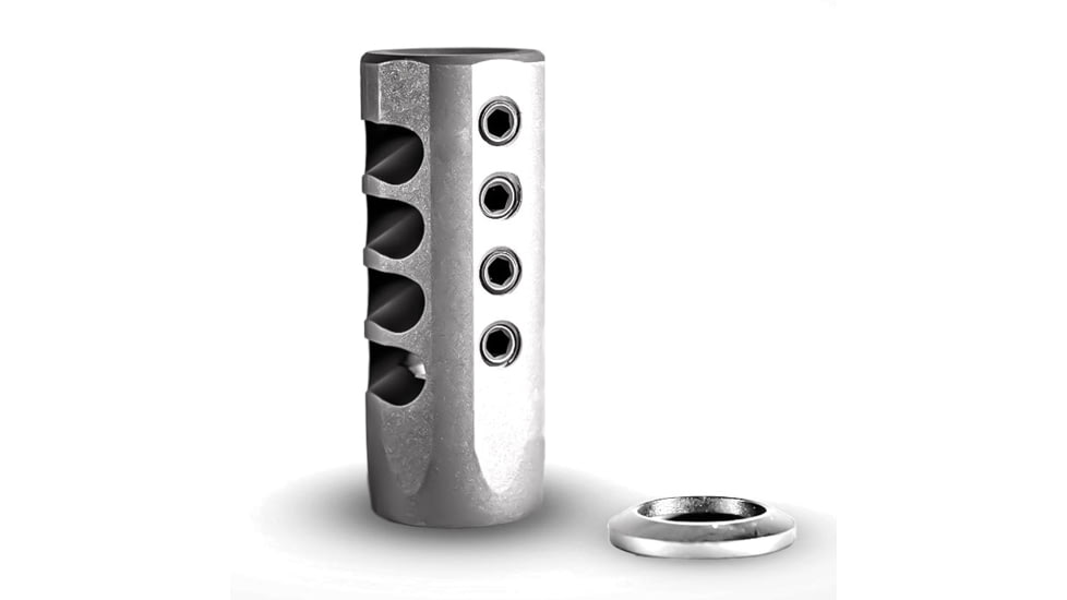 Christensen Arms Titanium Side-Baffle Brake, .223 Caliber, Titanium, Medium, 810-00023-00