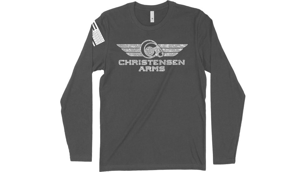 Christensen Arms Topo Map Long Sleeve - Men's, Large, Black, 720-00099-02