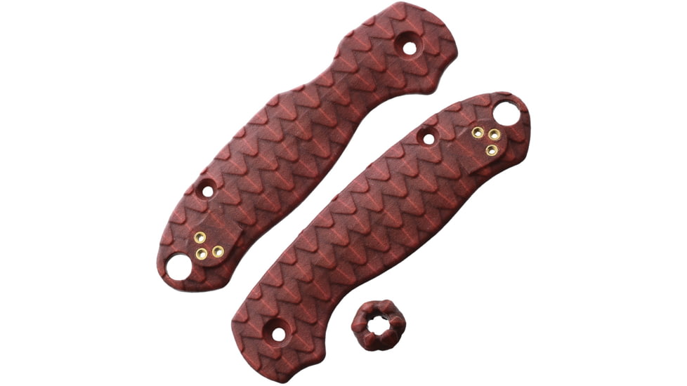 Chroma Scales Para 3 LW Red Handle Scales, Textured Nylon PA12, 1002-0013-018-GA