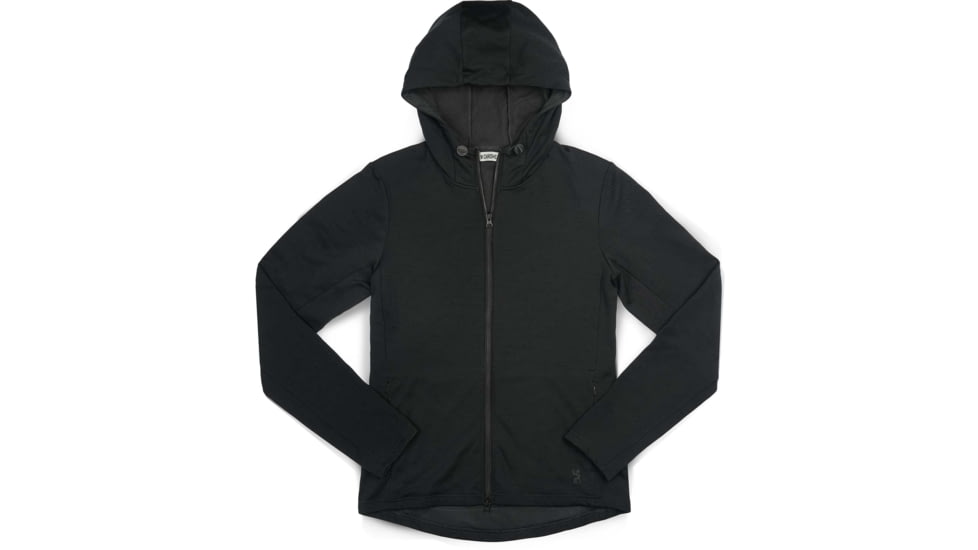 Chrome Industries Mens Merino Cobra 3.0 Hoodie 07453CA3, Black, LG, AP-466-BK-NA-LG
