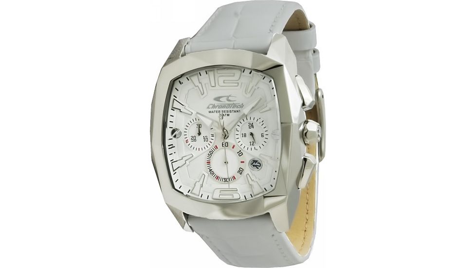 Chronotech Natural Cut  Watch - Gray Band, White Face Ct.7115m/06