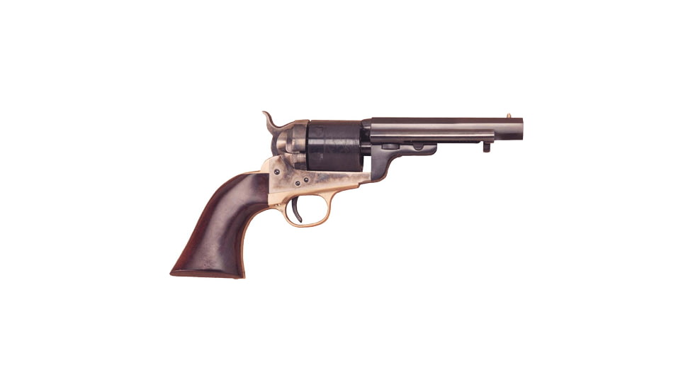 Cimarron Arms 1851 Richards-Mason Revolver, .38 Special, 4.75in Barrel, Fixed, Hardened Colored Frame, Wood Grip, 6 Round Cylinder, CA924