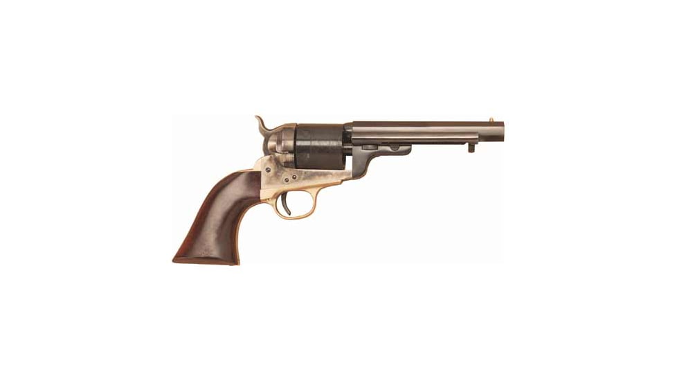 Cimarron Arms 1851 Richards-Mason Revolver, .38 Special, 5.5in Barrel, Fixed, Case Colored/Hardened Frame, Wood Grip, 6 Round Cylinder, CA926