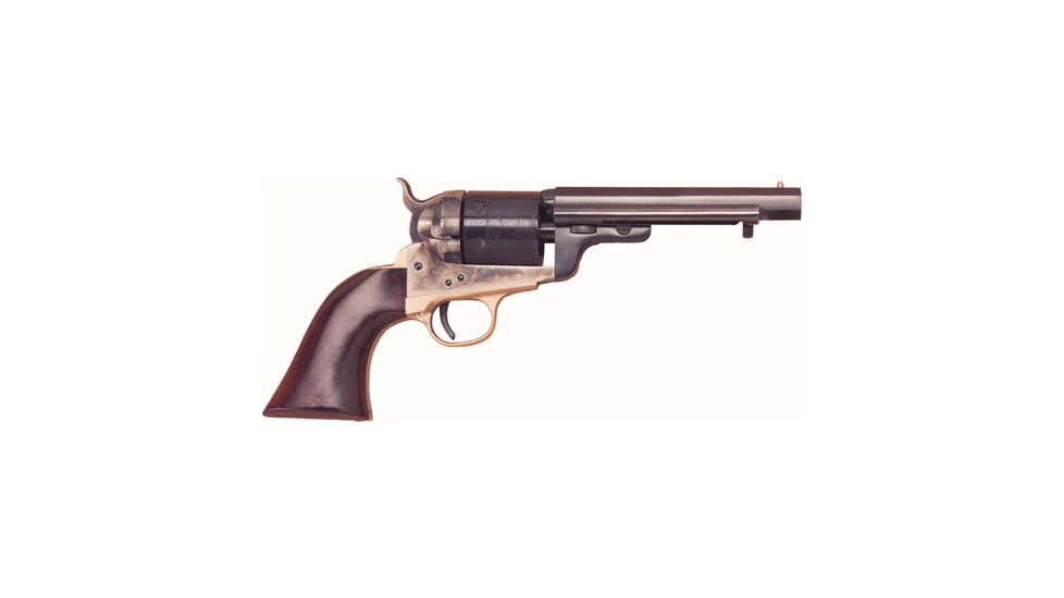Cimarron Arms 1860 Richards-Mason Revolver, .38 Special, 5.5in Barrel, Fixed, Case Colored/Hardened Frame, Wood Grip, 6 Round Cylinder, CA939
