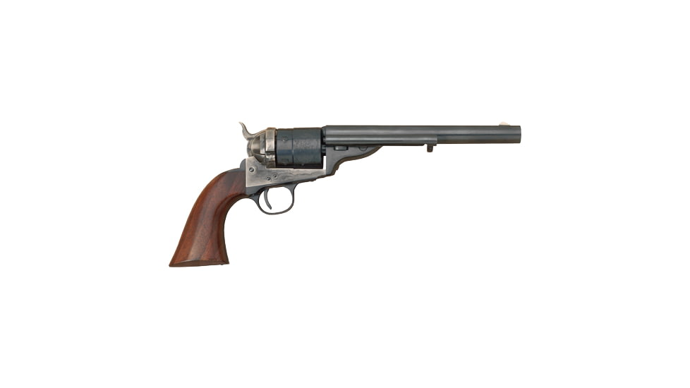 Cimarron Arms 1860 Richards-Mason Revolver, .38 Special, 8in Barrel, Fixed, Blued Frame, Wood Grip, 6 Round Cylinder, CA9030