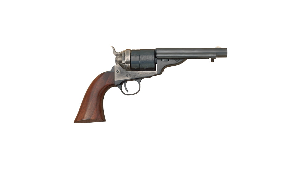 Cimarron Arms 1860 Richards-Mason Revolver, .45 Long Colt, 5.5in Barrel, Fixed, Blued Frame, Wood Grip, 6 Round Cylinder, CA9032