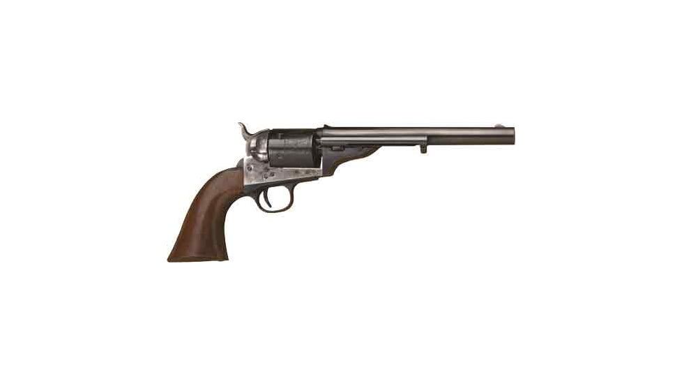 Cimarron Arms 1872 Open Top Army Revolver, .38 Special, 7.5in Barrel, Fixed, Case Colored/Hardened Frame, Wood Grip, 6 Round Cylinder, CA903