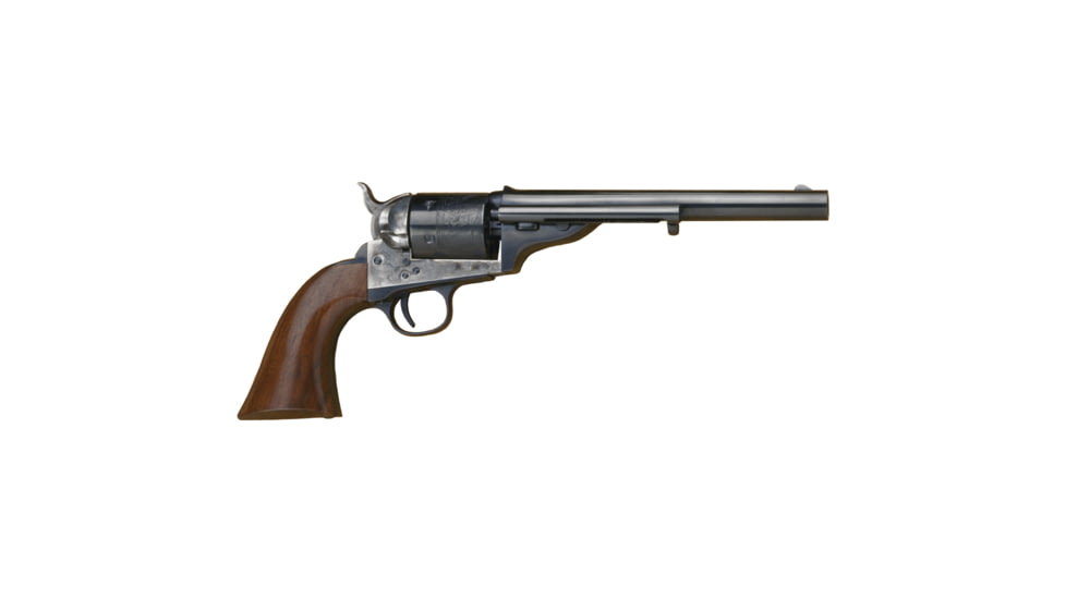 Cimarron Arms 1872 Open Top Army Revolver, .45 Long Colt, 7.5in Barrel, Fixed, Case Colored/Hardened Frame, Wood Grip, 6 Round Cylinder, CA916