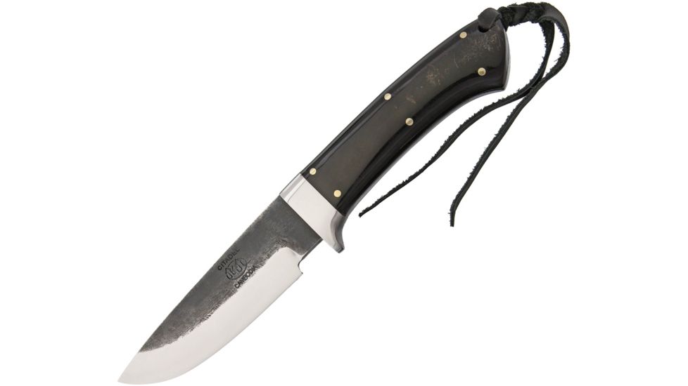 Citadel Baltic 2 Horn Fixed Blade Knife, 4.5in, DNH7 Steel, Drop Point, Water Buffalo Horn Handle CD4202