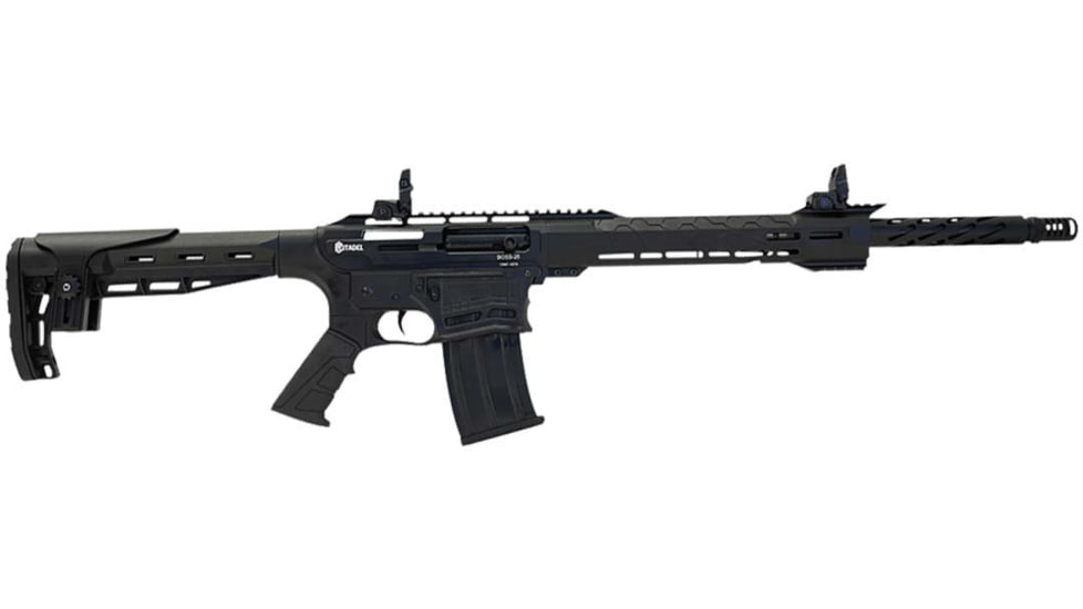 Citadel Boss-25 Shotgun, 12 Gauge, 20 inch Barrel, 5 Round Capacity, Black, CBOSS2512CA-FRRMPG