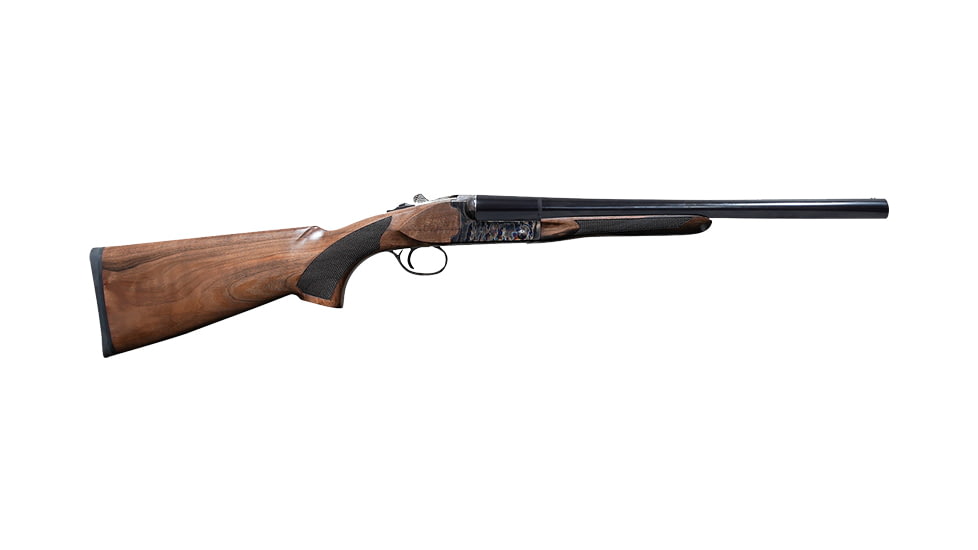 Citadel Boss SS Coach 3in Field SxS Shotgun, 12 Gauge, 18.5in BBL, Hardwood Stock, Black, CITSBS1218HT