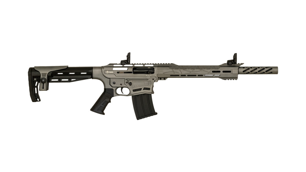 Citadel Boss25 3in Tactical Semi-Auto Shotgun, 12 Gauge, 18.75in BBL, Synthetic Tac Gray Stock, N/A, CBOSS2512-TG