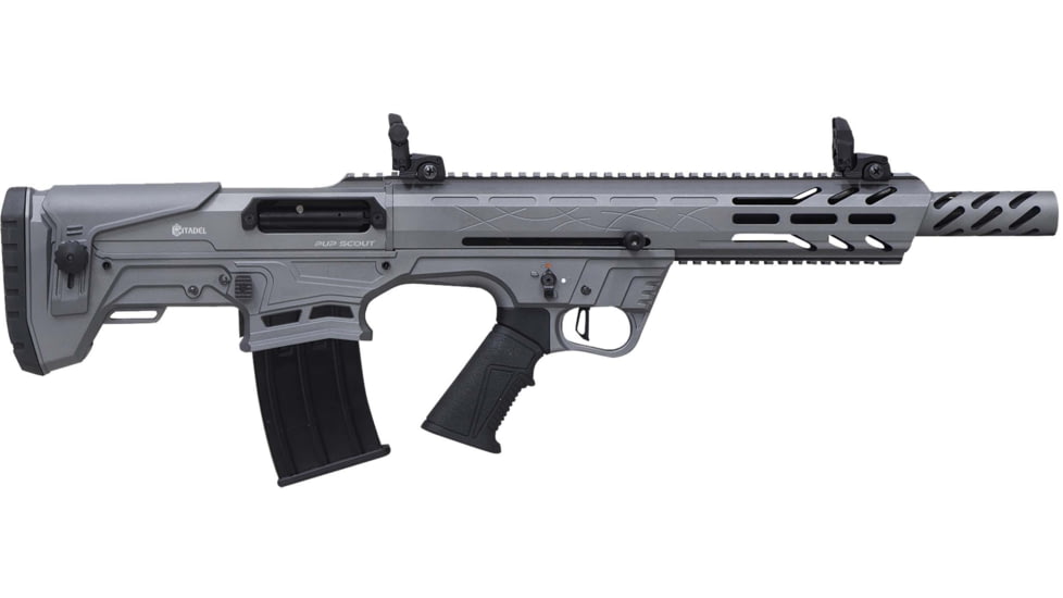 Citadel Pup Scout Shotgun, 12 Gauge, 18.5 inch Barrel, 5 Round Capacity, Gray, FRPS1218TG-FRRMPG
