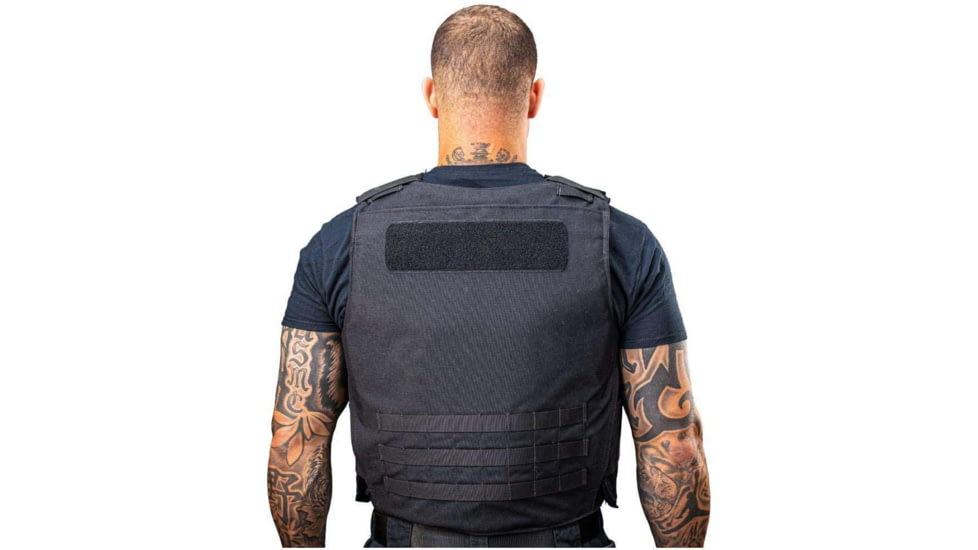 Citizen Armor Light Tactical Body Armor and Carrier, C1 Standard IIIA, Black, AT-S091BK