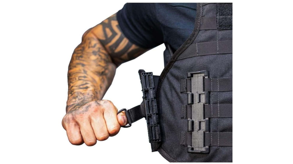 Citizen Armor SHTF Tactical Armored Vest Belt, Black, 6x6, AT-0070BK0-66
