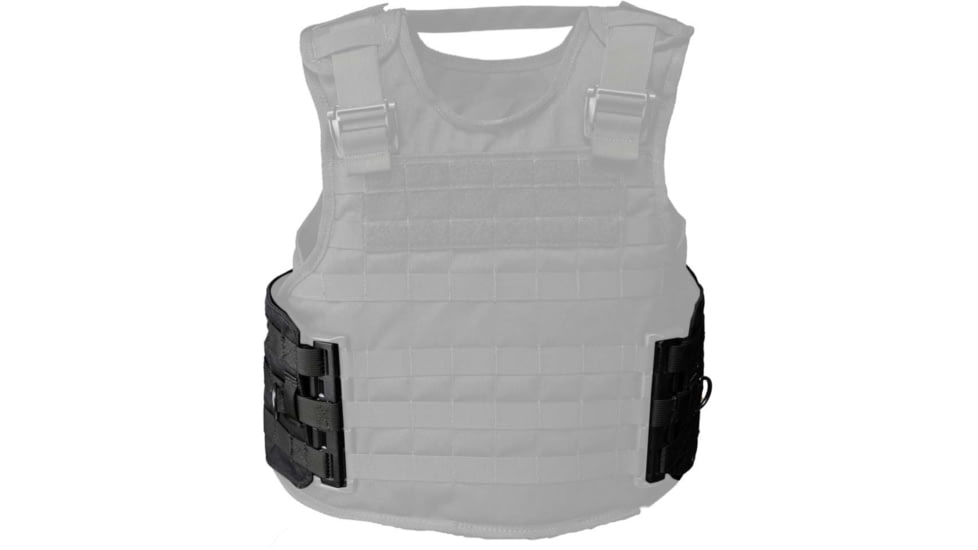 Citizen Armor SHTF Tactical Armored Vest Belt, Black, 6x6, AT-0070BK0-66