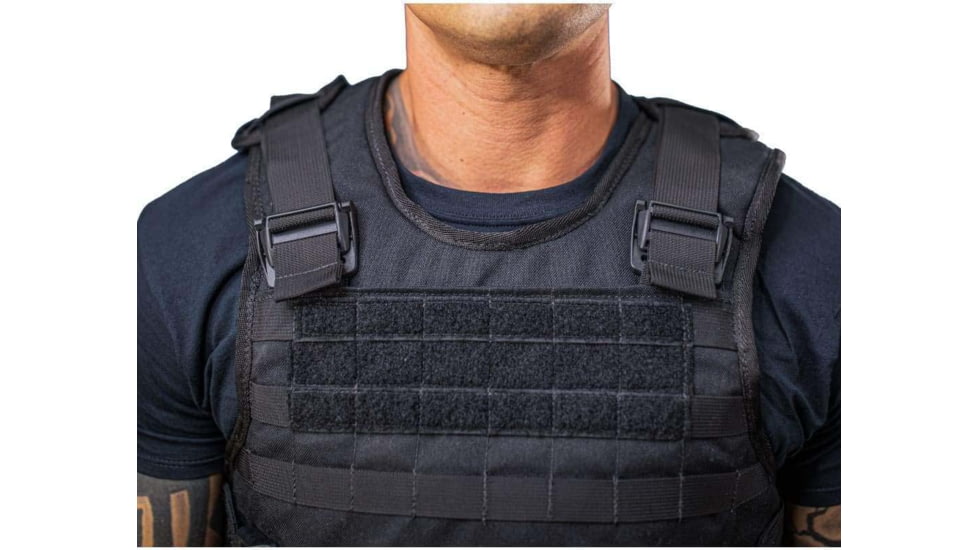 Citizen Armor SHTF Tactical Body Armor and Carrier, C4 Standard IIIA, Black, AT-S074BK