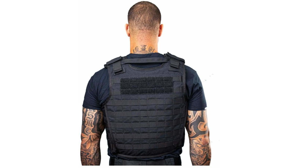 Citizen Armor SHTF Tactical Body Armor and Carrier, C4 Standard IIIA, Black, AT-S074BK