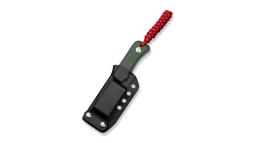 CIVIVI Baby Banter Fixed Blade Knife, 2.39 in, Nitro-V Steel Stonewashed Blade, Drop Point Blade, Canvas Micarta Green Handle, C23045-2