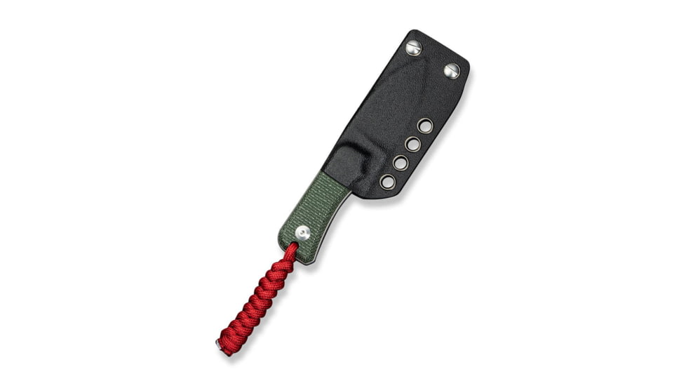 CIVIVI Baby Banter Fixed Blade Knife, 2.39 in, Nitro-V Steel Stonewashed Blade, Drop Point Blade, Canvas Micarta Green Handle, C23045-2