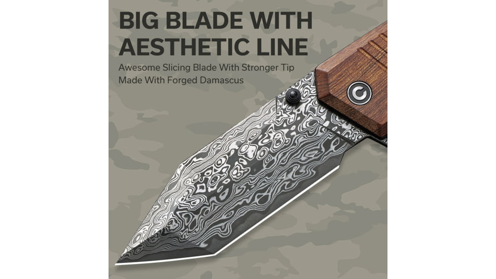 CIVIVI Bhaltair Linerlock Damascus