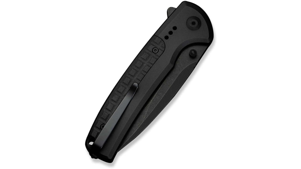 CIVIVI Sentinel Strike Ii Flipper &amp; Thumb Stud &amp; Button Lock Knife Black Aluminum Handle With Black Frn Integral Spacer