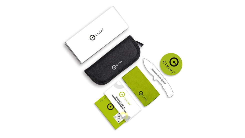 CIVIVI Slippy Sendy Slip Joint Knife Milled Green &amp; Red G10 Handle 2.81inch Satin Finished Nitro-v Blade C24075b-1, With Brown Leather Lanyard Attached