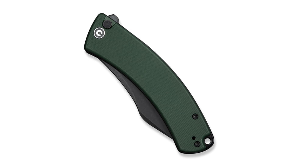 CIVIVI Outlaw Muk Flipper &amp; Button Lock Knife Teal Green G10 Handle 3.47inch Black Stonewashed 14c28n Blade
