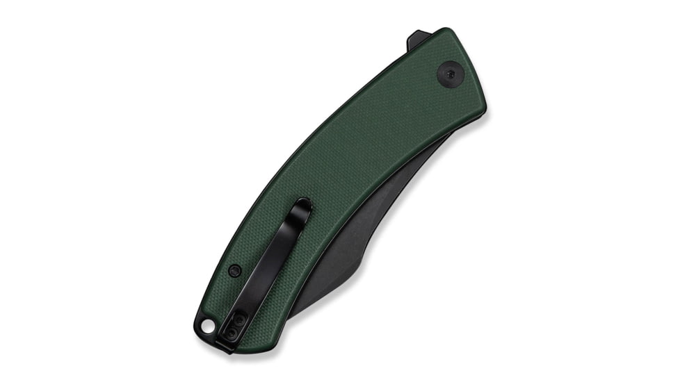 CIVIVI Outlaw Muk Flipper &amp; Button Lock Knife Teal Green G10 Handle 3.47inch Black Stonewashed 14c28n Blade