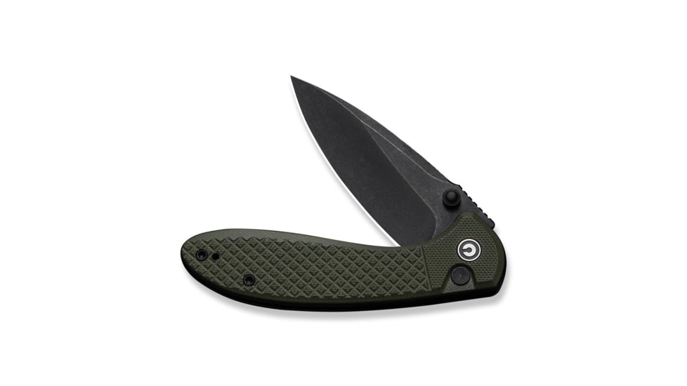 CIVIVI Faeger Flipper &amp; Thumb Stud &amp; Button Lock Knife Milled Od Green G10 Handle