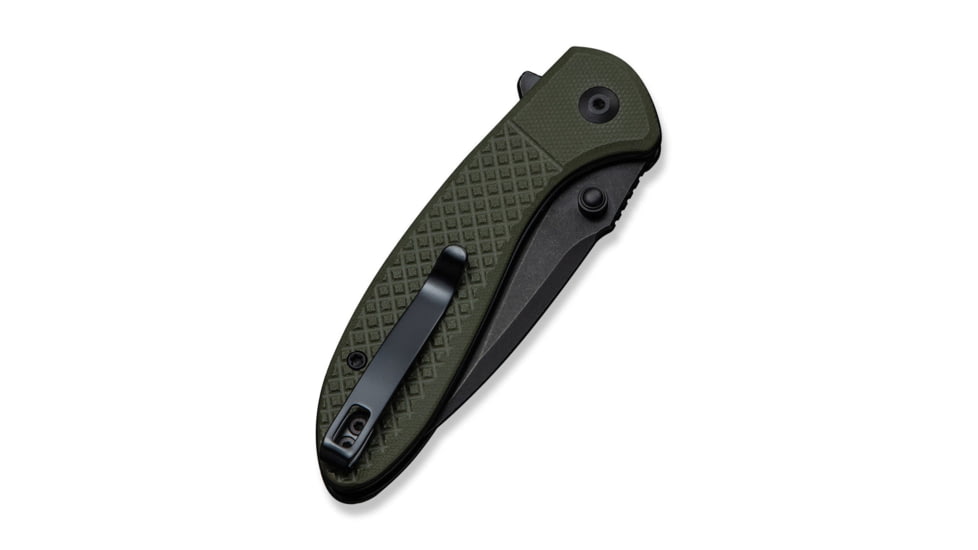 CIVIVI Faeger Flipper &amp; Thumb Stud &amp; Button Lock Knife Milled Od Green G10 Handle
