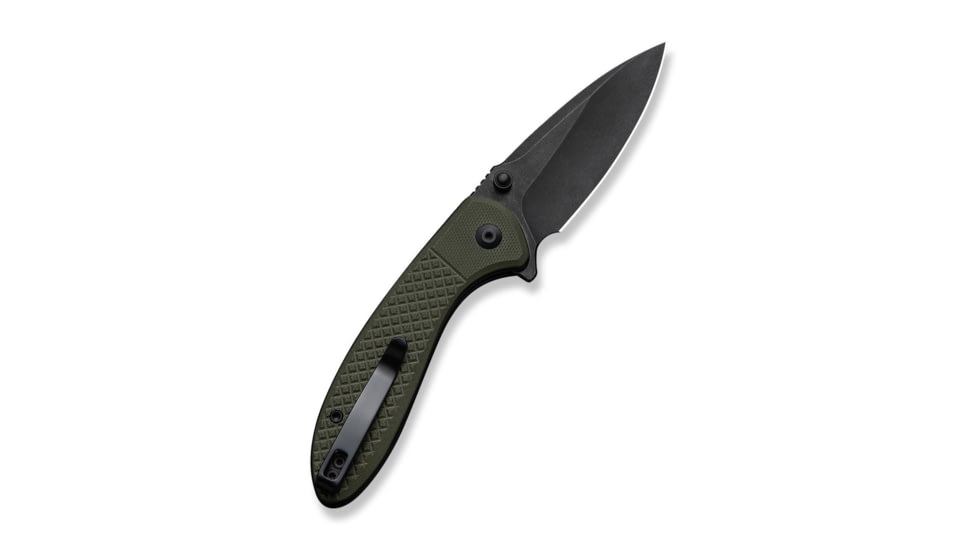 CIVIVI Faeger Flipper &amp; Thumb Stud &amp; Button Lock Knife Milled Od Green G10 Handle