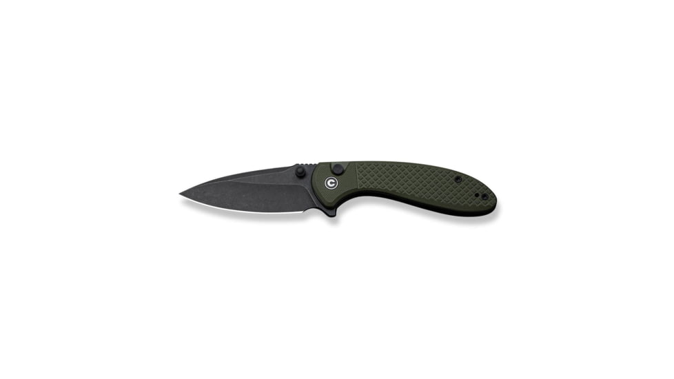 CIVIVI Faeger Flipper &amp; Thumb Stud &amp; Button Lock Knife Milled Od Green G10 Handle